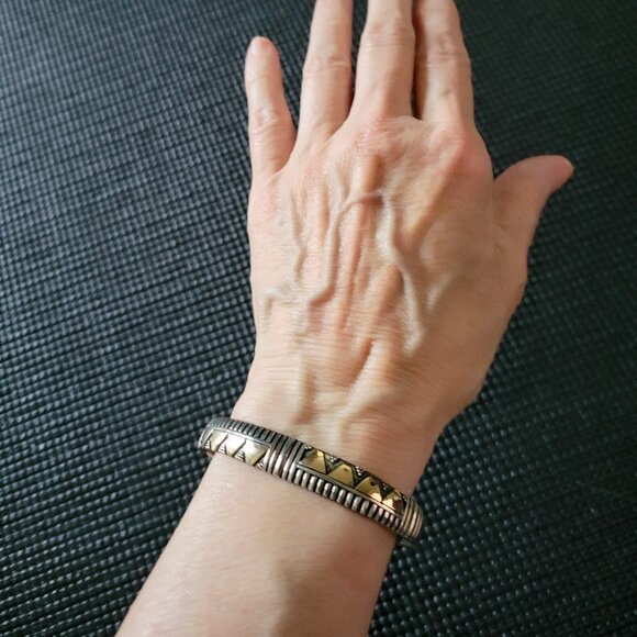 Native American Silver Bracelet from Sante Fe - Picture 7 of 7